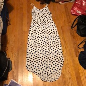 Maxi polka dot dress